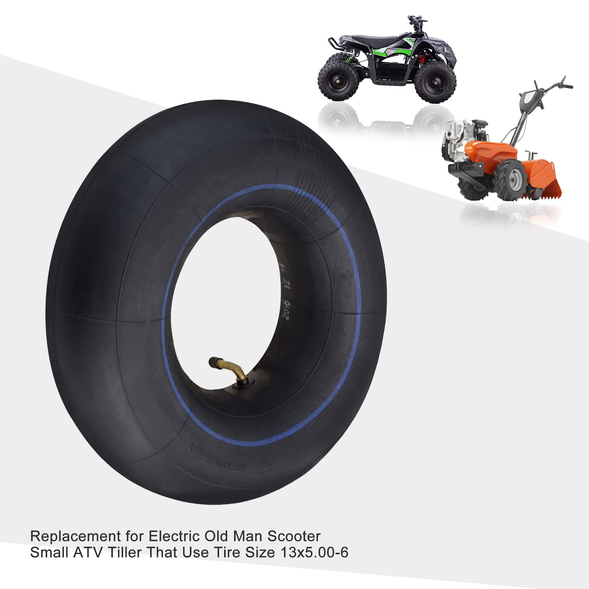 GOOFIT 13 X 5.006 Pneumatico curvo per tubo interno stelo curvo Sostituzione per mini scooter elettrico Old Man