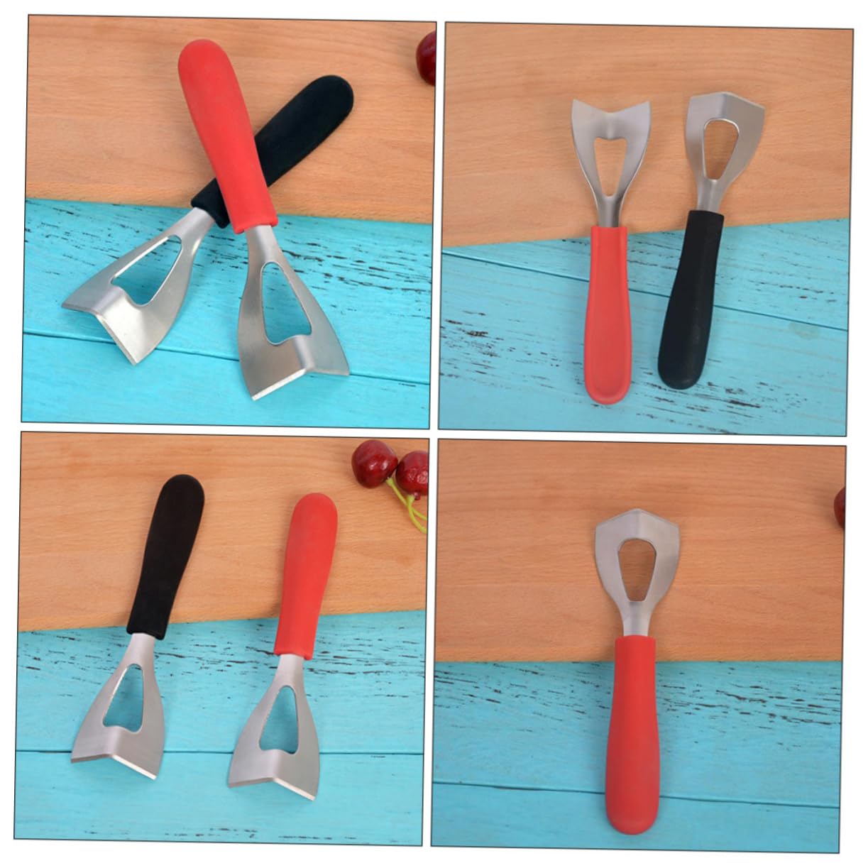 Ciieeo Stainless Steel Cheese Cutter with Plastic Handle Ergonomic Cheese Cutting Tool for Easy Slicing for Parties and Baking and Easy to Clean