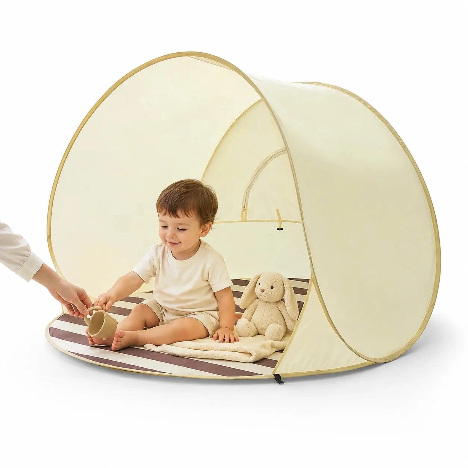 Baby Beach Tent Pop Up, UPF 50+ Sun Shelter with Mosquito Net