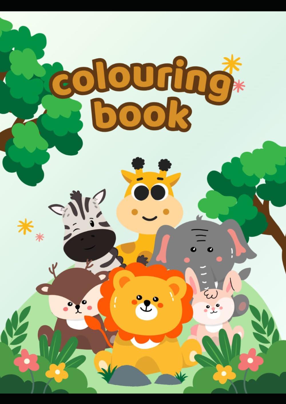 Cute animal coloring book for kids: Fun and Easy Animal Coloring Pages with Simple Design for Creativity and Relaxation