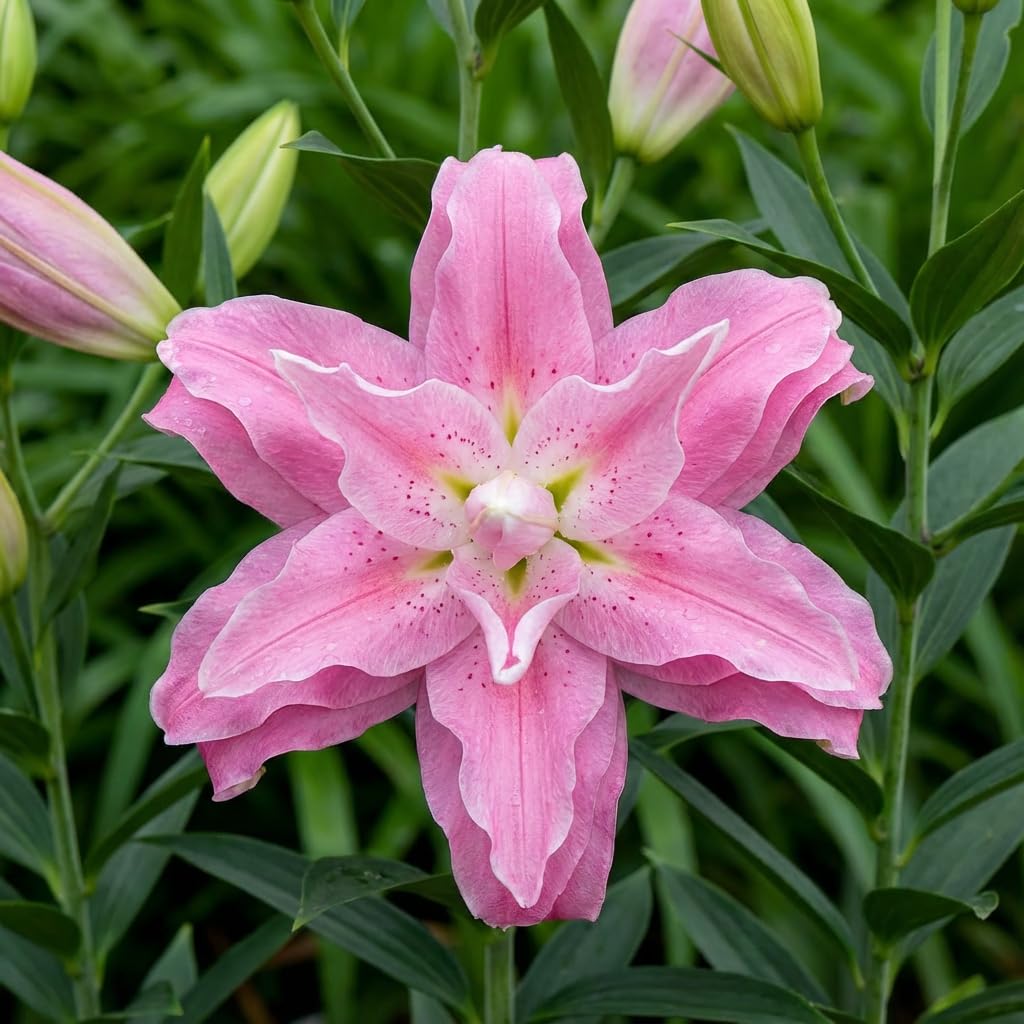 Lilien Zwiebeln Winterhart Mehrjährig - Rosa Pastellfarben - 10 Zwiebeln - Duftende Blumenzwiebeln - Niederländische Qualität - für Garten und Töpfe (kein Samen, nicht künstlich)