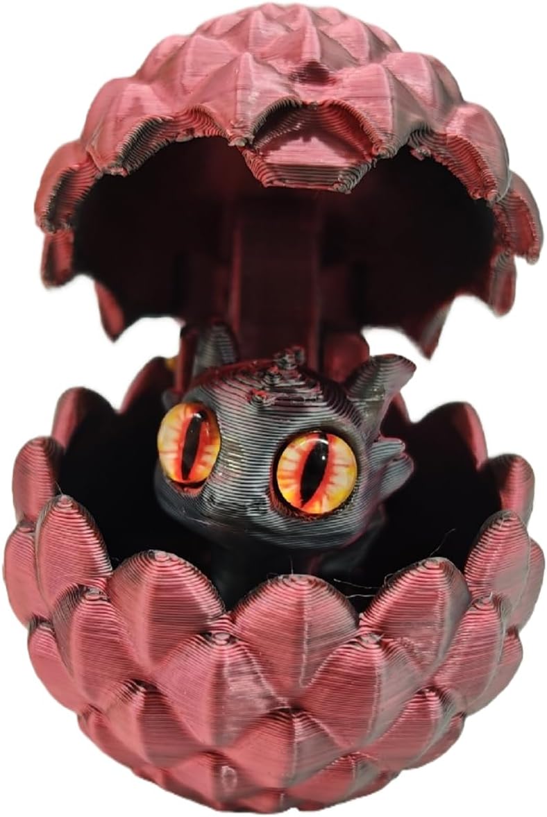 Jouet œuf fantastique – Figurine de dragon pour la détente | Ornement Fidget flexible avec style décoratif, accessoire d&rsquo;ameublement moderne pour salon, chambre à coucher, cuisine, salle à manger, collectionneurs amateurs