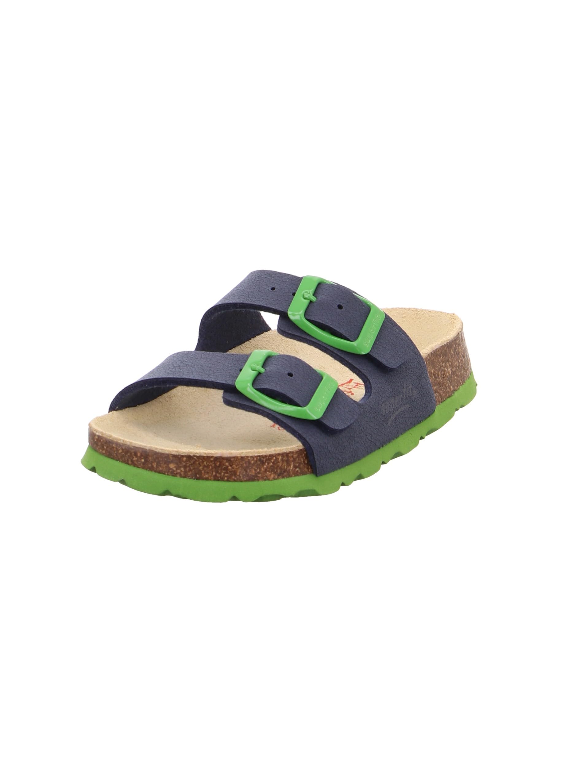 Superfit Boy's Footbed Sandals, Ocean Combi, 8.5 UK Child