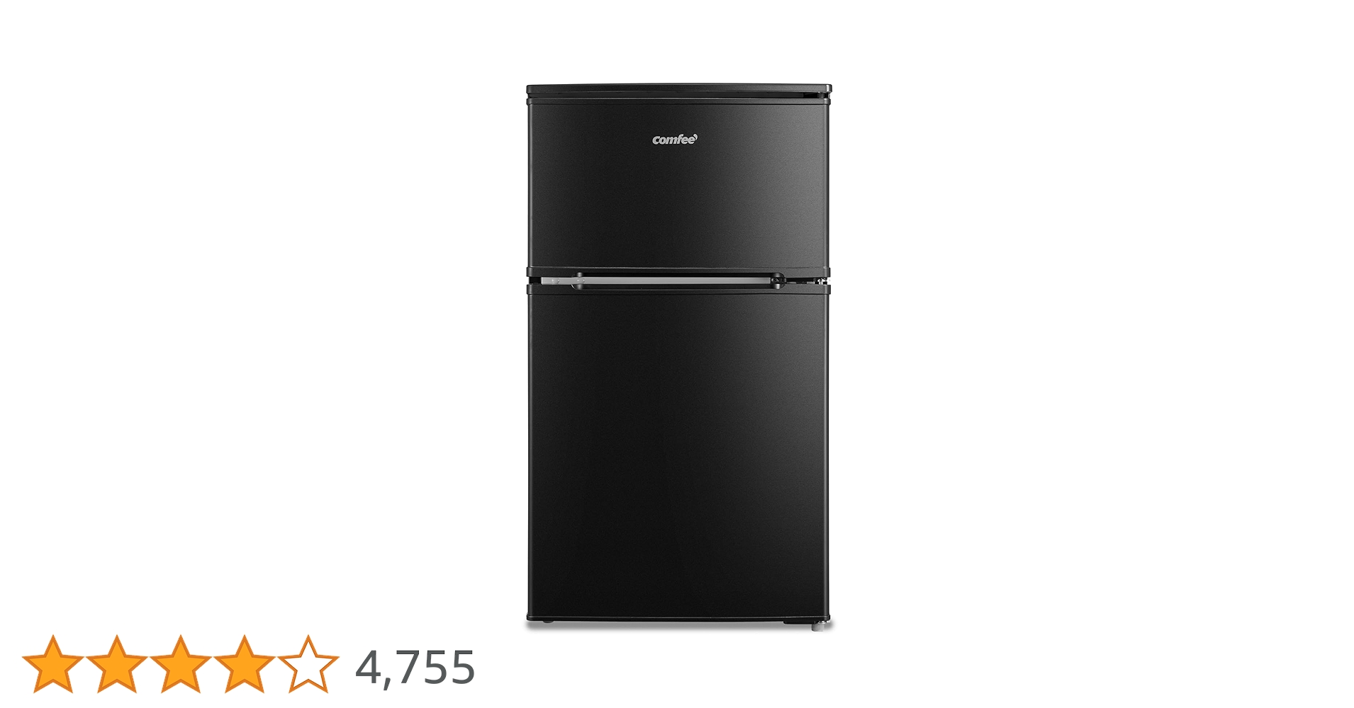 コンフィー COMFEE冷蔵庫 90L 2ドア 右開き ブラック RCT90BL Amazon | COMFEE' 冷蔵庫 90L 幅47.8cm 2ドア 右開き コンパクト 耐熱