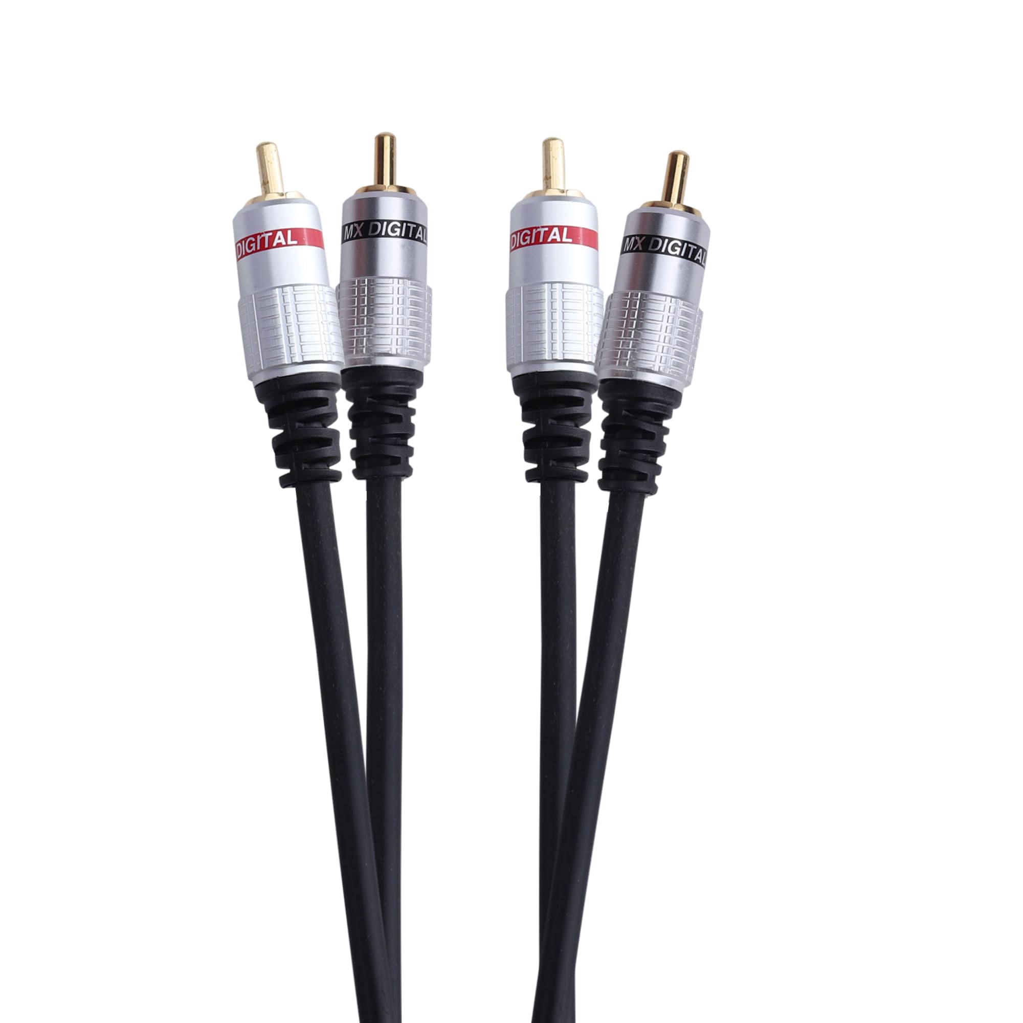 MX RCA Cable 2RCA Male to 2RCA Stereo Audio Cable Gold-Plated Compatible with Speaker AMP Turntable Receiver Home Theatre Subwoofer Double Shielded 1.5M (B00FSKISGK) Amazon Price History, Amazon Price Tracker