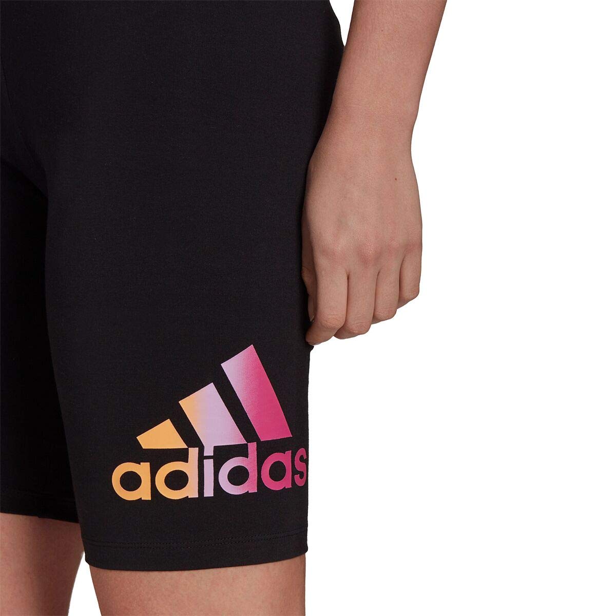 adidas Pantaloncini da bici da donna con logo sfumato