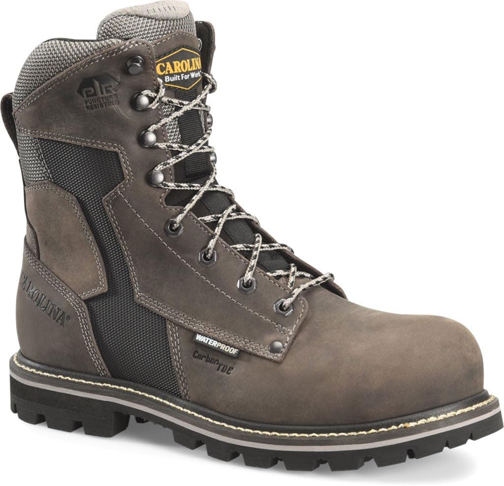 Carolina Men 8 Inch I-Beam Carbon Composite Toe Waterproof Boots