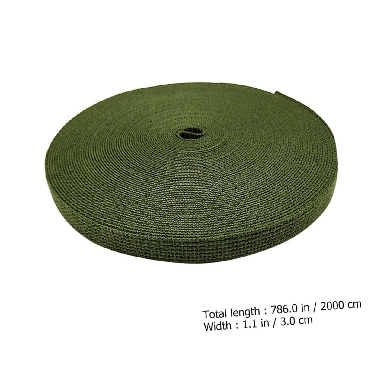 Baumgurt Pflanzenbinder Aus Segeltuch Grün 3cm Breit 2mm Stark 20m Lang Gartenzubehör Baumbefestigung Windschutz Pflanzenschutz