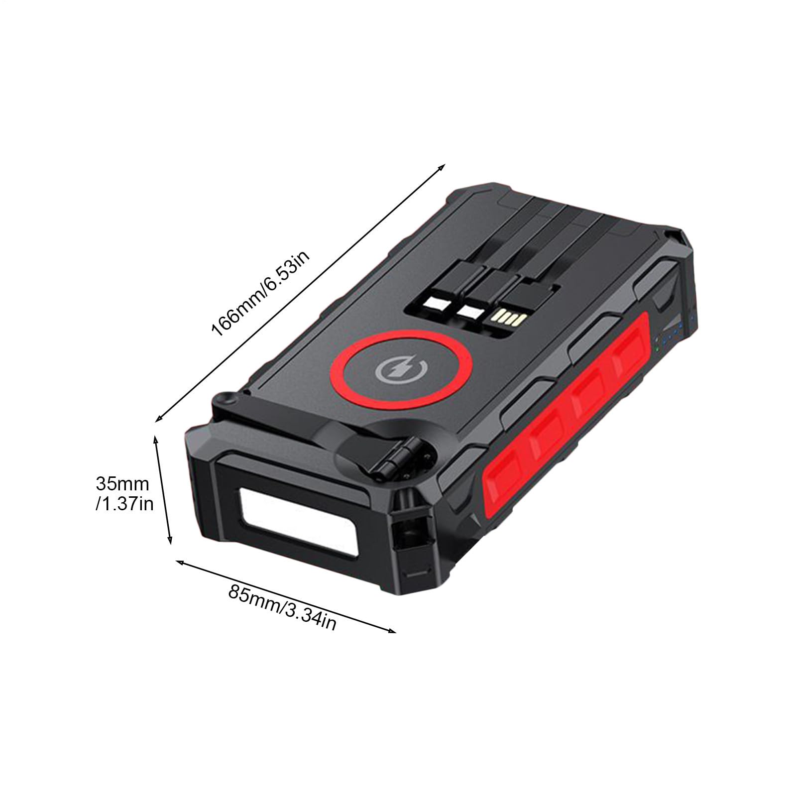 Batterie Externe Solaire Appareils Électroniques sans Fil | Power Bank Chargeur Téléphone Torche Pour Maison Randonnée Pêche Hommes Femmes Garçons Filles Jeunes Ados Athlètes Maman