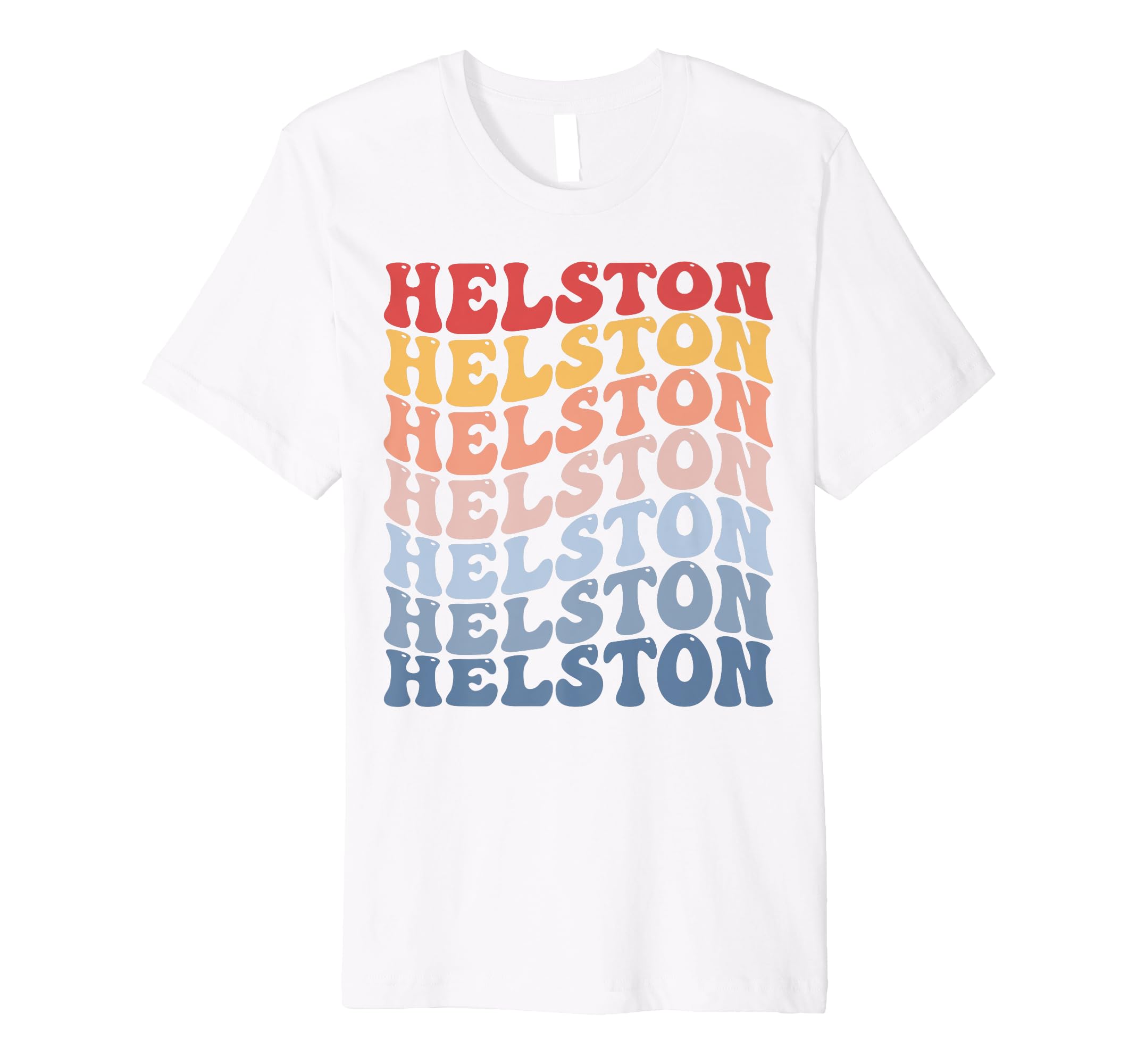 Helston City Groovy Retro Premium T-Shirt