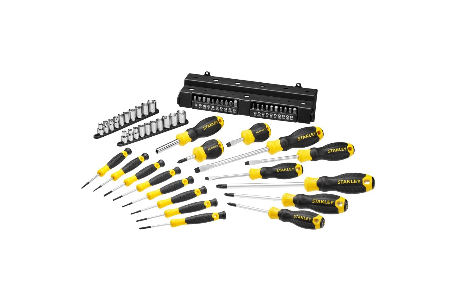 Stanley STHT0-62143 57 Piece Screwdriver, Bit and Socket Set, STHT0-62143