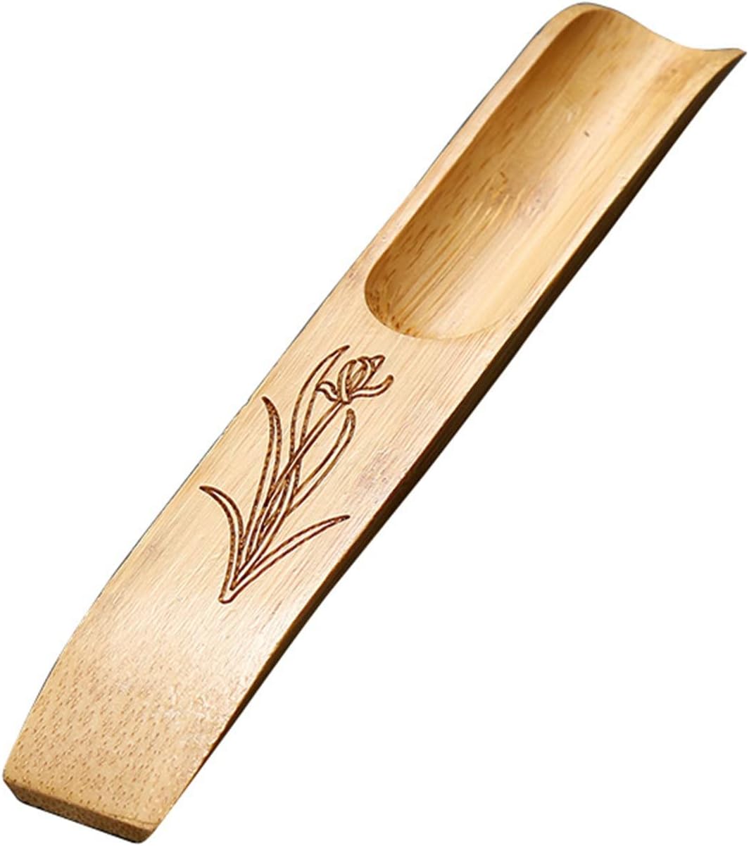 ティースクープ ティースプーン 竹製 茶さじ カンフー 茶器 茶道 六紳士 アクセサリー