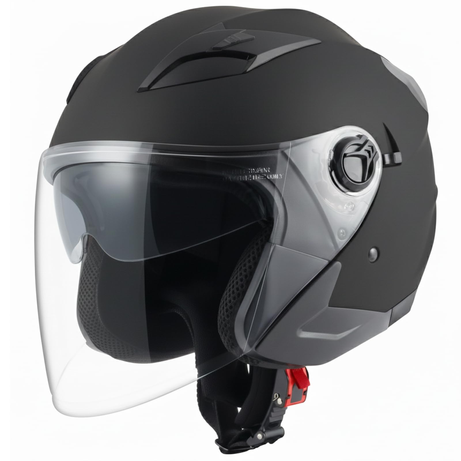Amazon.com: Motorcycle Helmet,Adult Motorbike Helmet Double Visor 3/4 Open  Face Sun Shield Keep Warm Against Wind in Winter DOT Approved for Men and  Women (Black, Medium) : Automotive