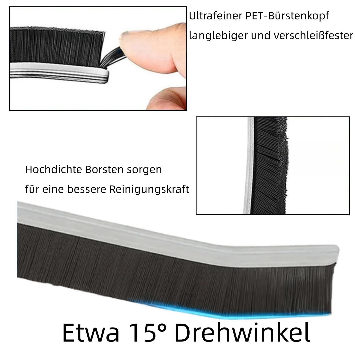 Set 8 Spazzole Per Pulizia Fessure - Setole Dure Per Lavello, Bagno E Cucina