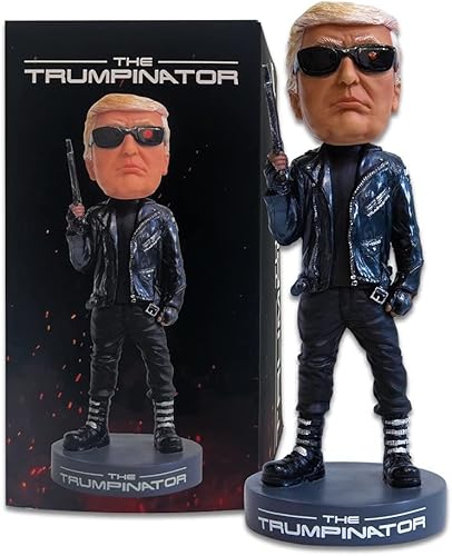 Coleccionables de Donald Trump - Proud Patriots The Trumpinator Donald Trump 2024 Bobblehead para partidarios de Trump y estadounidenses patrióticos