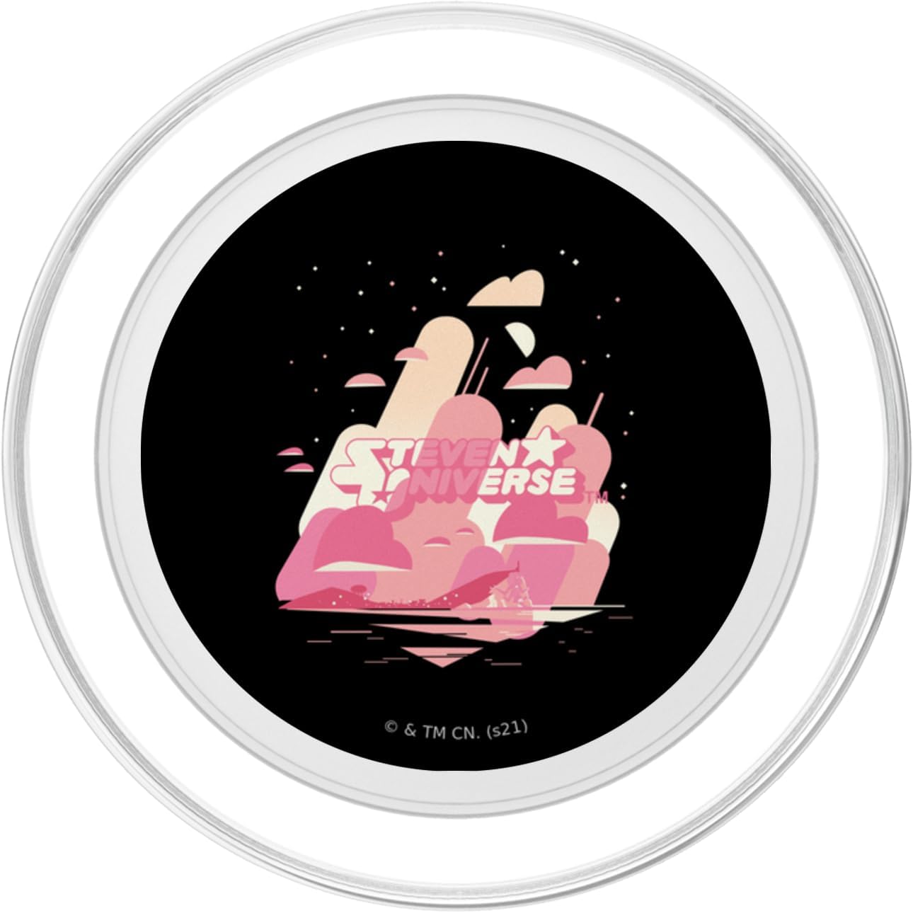 Steven Universe Pink Gem City PopSockets MagSafe PopGrip for iPhone