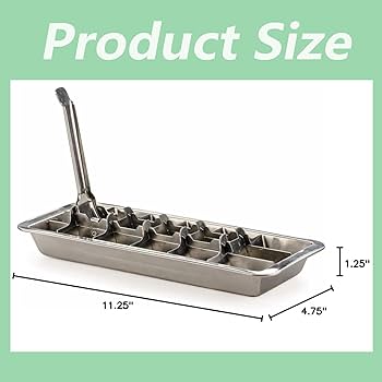 Amazon | ステンレススチール製製氷トレイ 304個 - 金属製製氷