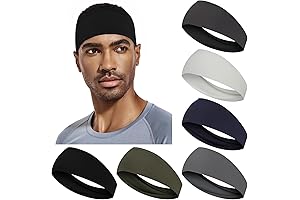 6 Pcs Sports Headbands for Men & Women: The Perfect Headbands for Your Active Lifestyle