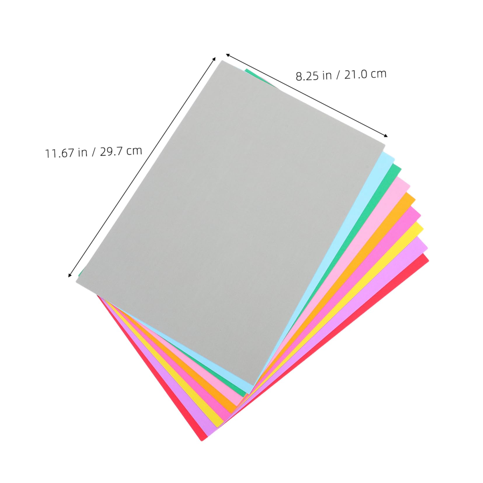 STOBOK 250stücke Karton Papier Farbiges Origamipapier Scrapbook-karton Bastelpapier Bunte Kartonbögen Tonpapierbögen Doppelseitiges Bastelpapier Origamipapierbögen Papier zum Basteln