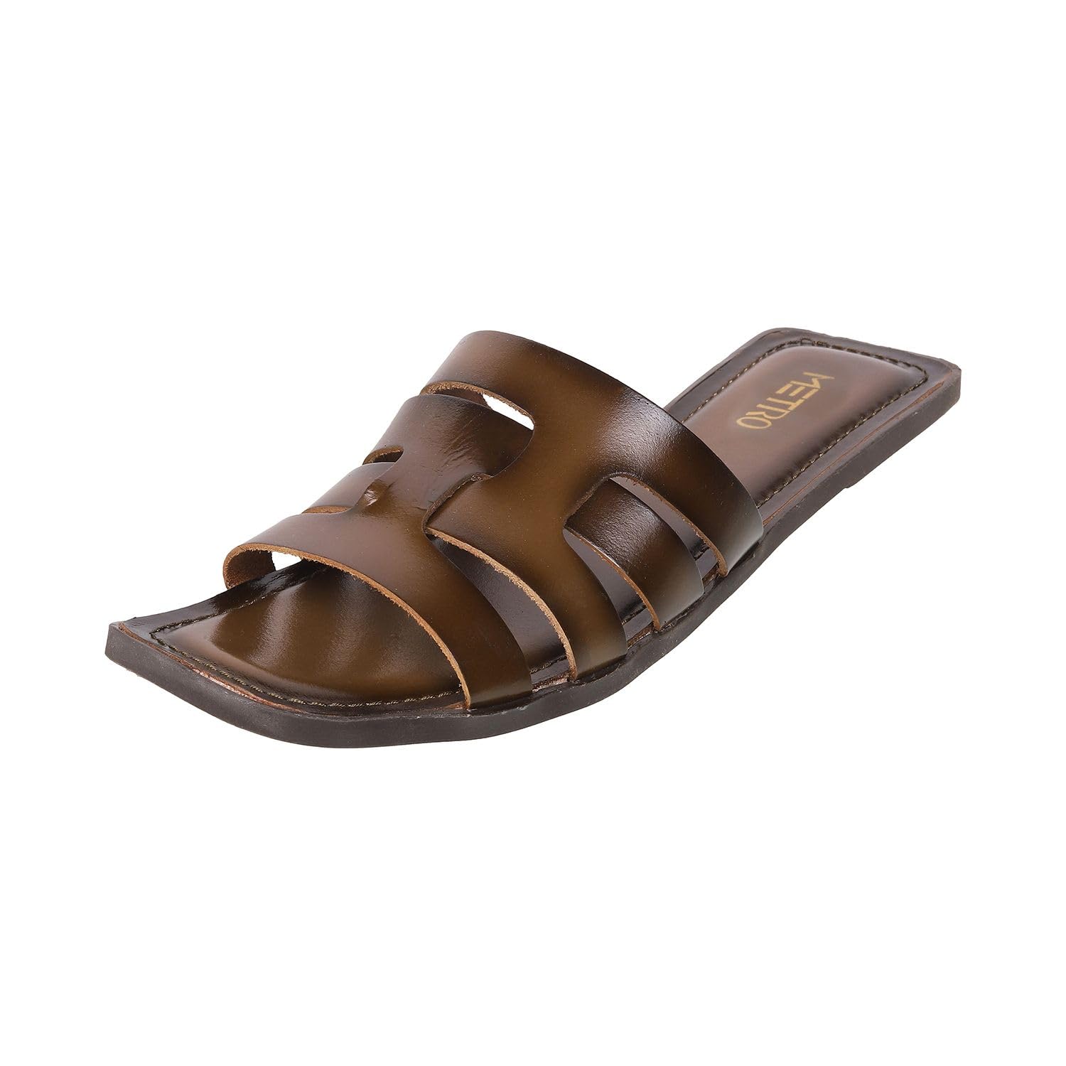 Metro Women Dark Beige Leather Chappal UK/4 EU/37 (41-4627) (B0CQHDPX24) Amazon Price History, Amazon Price Tracker