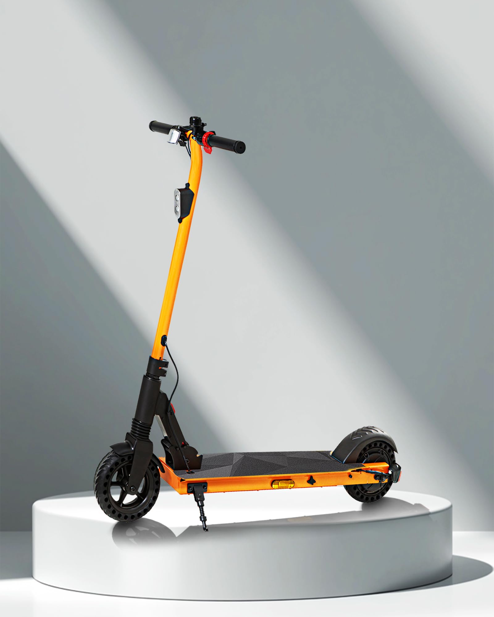 Electric Scooter 500W Peak Motor 12 Miles Range 15 MPH 8 Flat-Free Tires UL Certified Foldable Electric Scooter