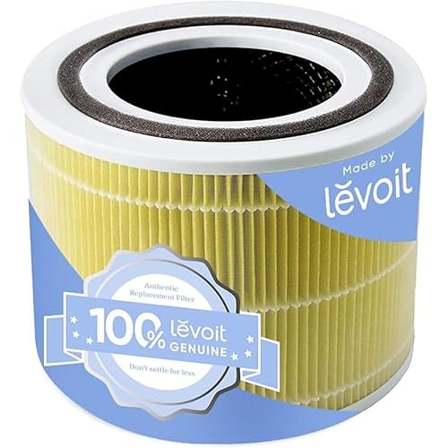 LEVOIT Core 300-P Replacement Filter Air Purifier Pet Allergy, Genuine Core300S-P Filters, Supports HEPA Sleep Mode, High-Efficiency Activated Carbon, Core 300-RF-PA, Yellow, 1 Pack - Pet Allergy Filter