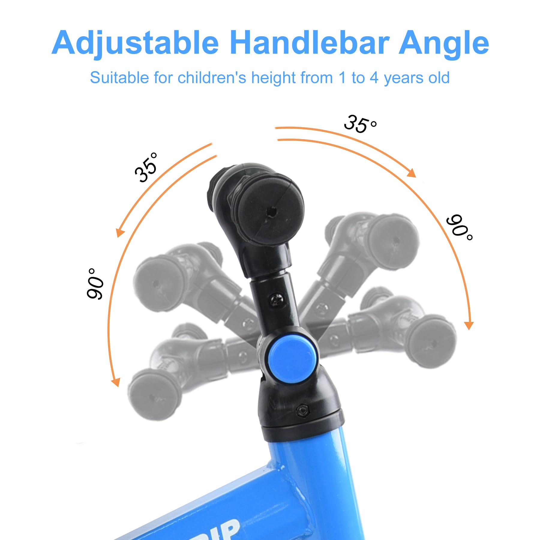 Elantrip 5 in 1 Balance Bike for 1 to 3 Years Old Kids,Toddler Tricycle Kids Trikes Tricycle, Gift & Toys for Boy & Girl, Balance Training,Adjustable Seat and Removable Pedal