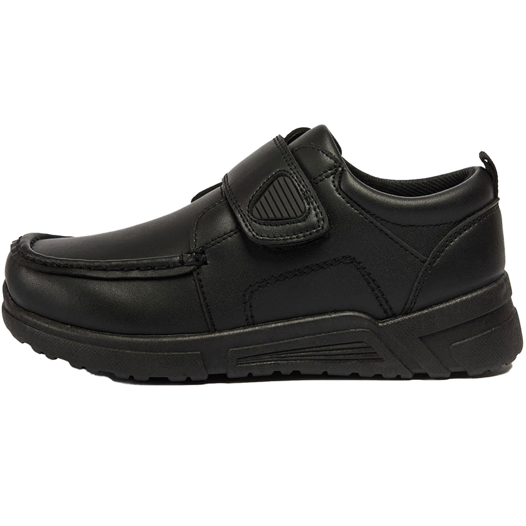 A2Z 4 Kids Zapatos escolares para niños, de una sola correa, con cierre táctil, zapatos cómodos para niños, vestido formal inteligente, para boda, fiesta, regreso a clases, antideslizantes,