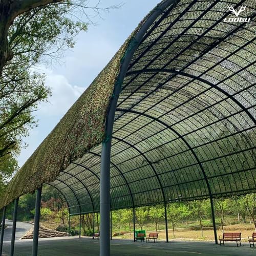 Image of LOOGU Custom Woodland Camo Netting Camping Military Hunting Camouflage Net 6.5 x 10ft, 6.5 x 26ft, 10 x 10ft, 10 x 13ft, 10 x 16.5ft, 13 x 16.5ft, 16.5 x 20ft, 20 x 20ft