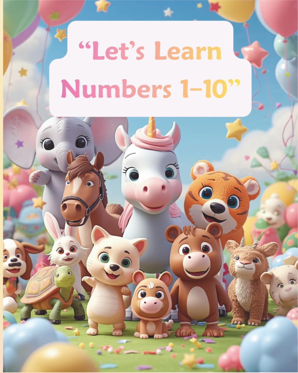 “Let’s Learn Numbers 1–10: A Fun Counting Book for Kids” (Lejla Educational Books for Kids)