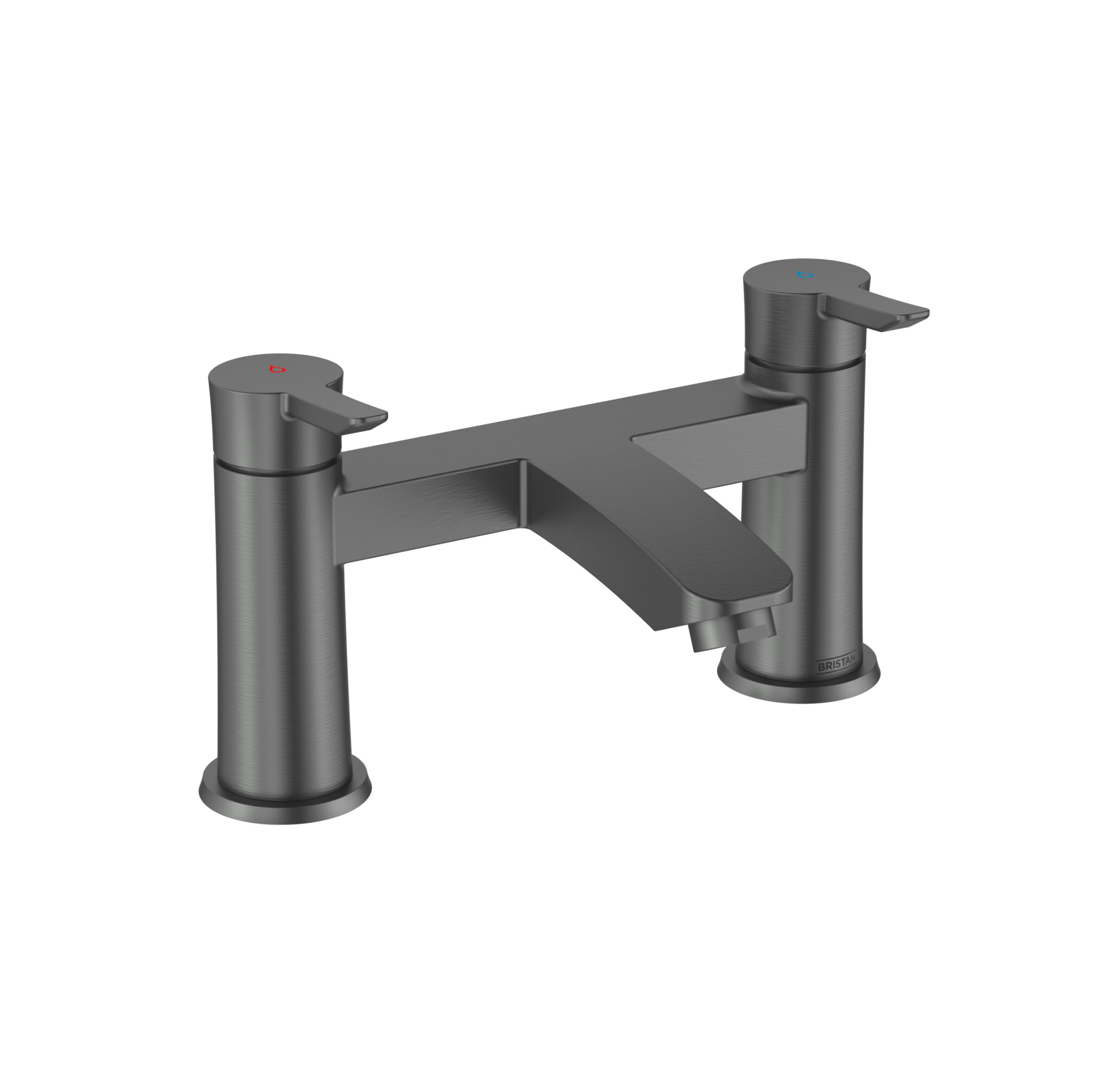 Robinet de baignoire haute durabilité Bristan Apelo avec finition exclusive gris acier