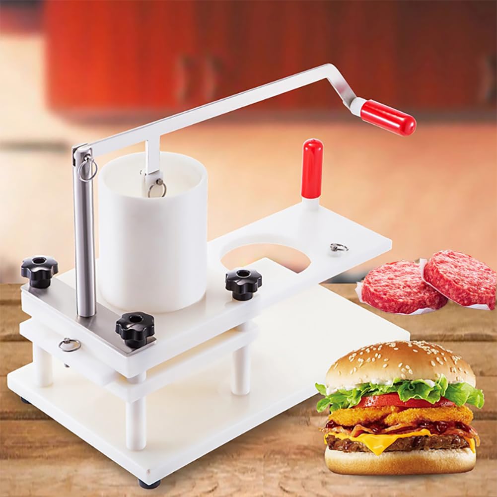 Presse à hamburger commerciale, machine manuelle de moule à hamburger, machine à hamburger en polyéthylène, utilisée pour la fabrication de hamburgers, restauration rapide, restaurants occidentaux