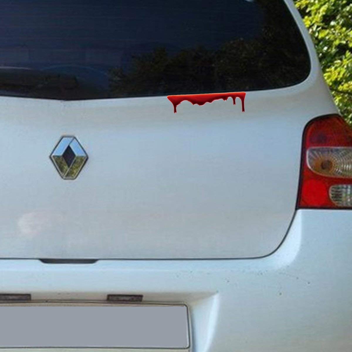 PIGMANA Horror Ghost - Adesivo per finestra per auto, per Halloween, per lunotto posteriore