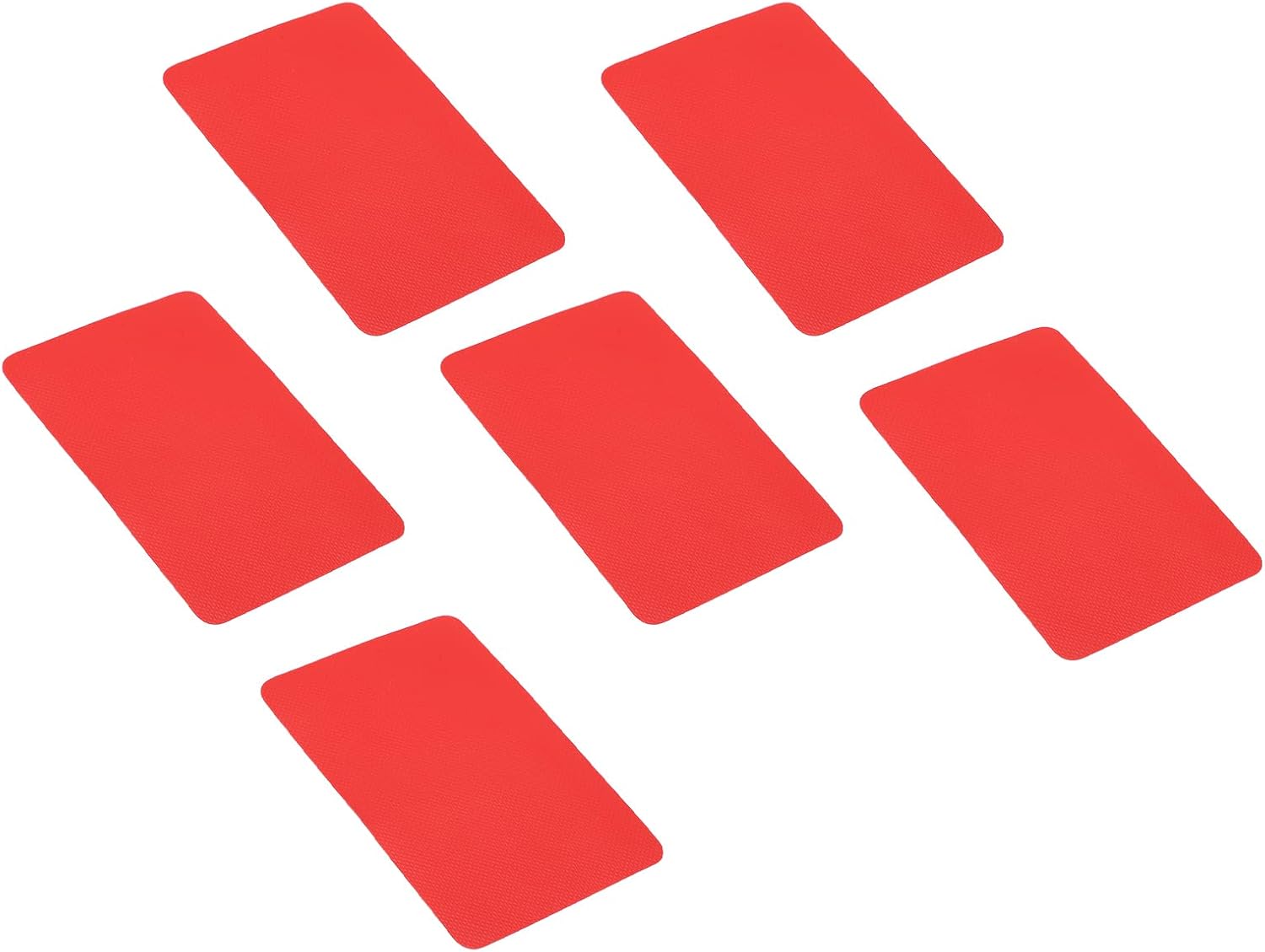 Pool Liner Patch Kit, PVC Pool Liner Repair Kit Carpet Patch Repair Kit with 6Pcs for Inflatable Boat Kayak (Red)