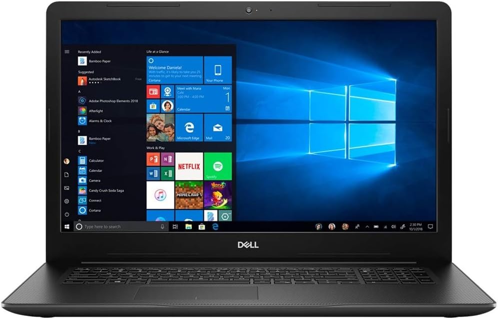 Dell Inspiron 17 I3793-17.3" FHD - 10gen i5-1035G1-8GB - 1TB HDD+128GB SSD - Black
