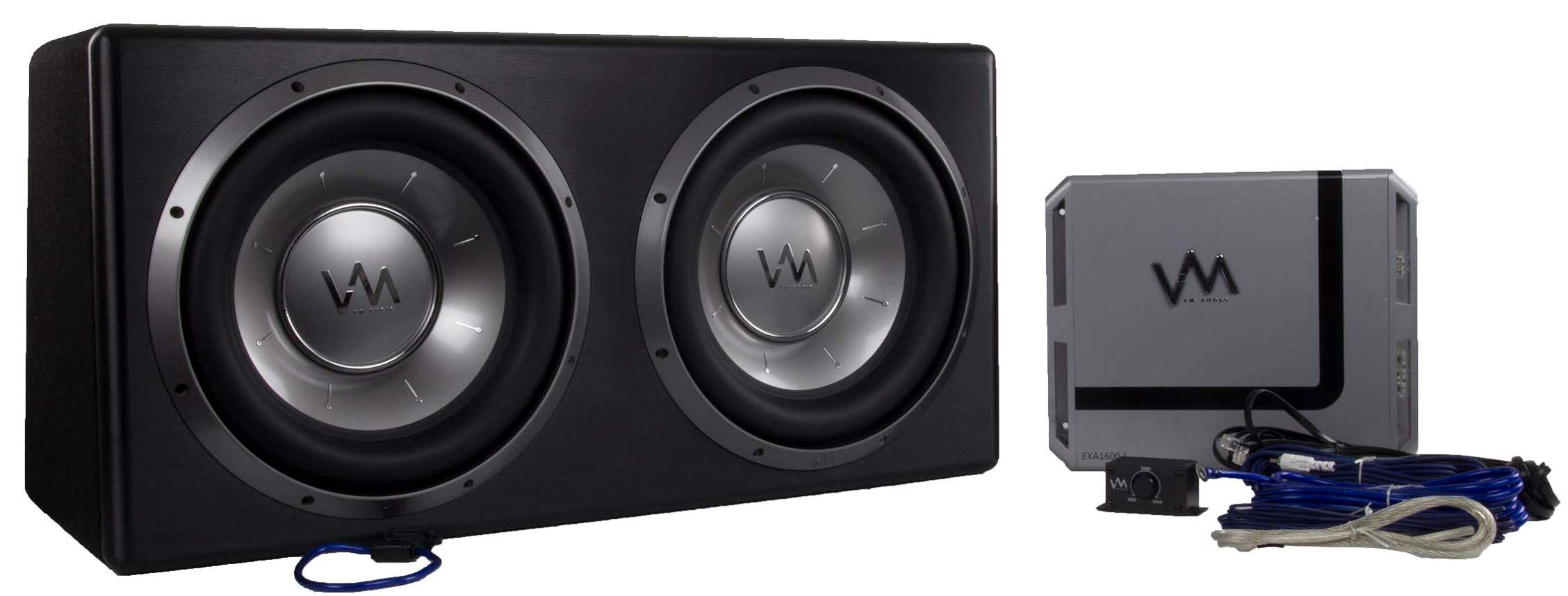 Buy VM Audio Dual 12" 4800 Watt Complete Car Stereo Subwoofer Bass