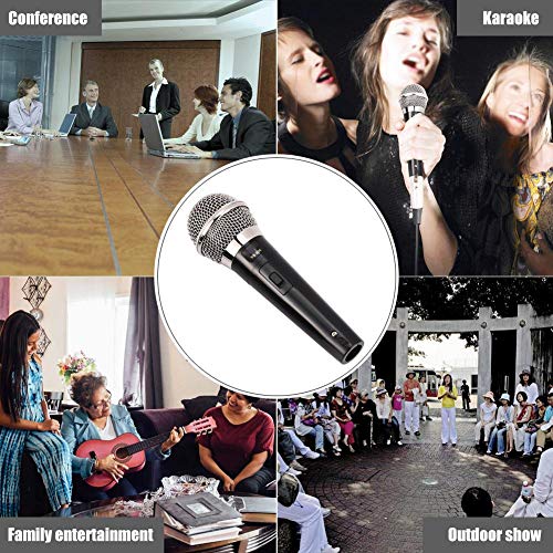 Serounder SEROUNDERXBVK8ASY3O Wired Dynamic Microphone, Professional Handheld Wired Omni-Directional Microphone Clear Voice thumb #3