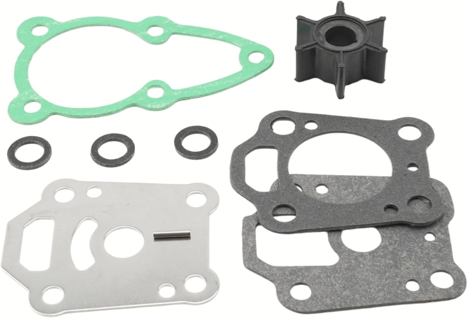 8M0204676 Outboard Impeller Service Kit Compatible with Mercury Marine 4 5 6 HP 4 Stroke Model Motors Water Pump 8M0155395 16159A03