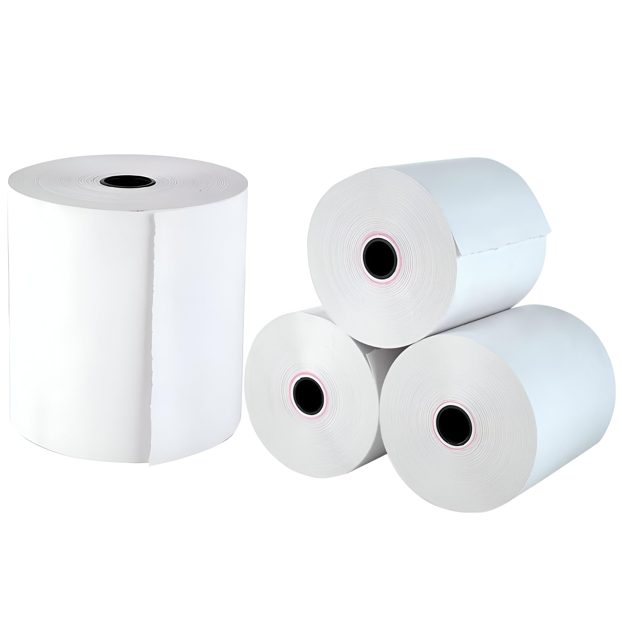 (40 rollos) rollos de papel térmico para recibos sin BPA de 3 1/8 pulgadas x 200 pies (70 mm), se adapta a todos los Clover, Square Terminal, Epson, Star TSP100III, cajas registradoras, sistemas POS