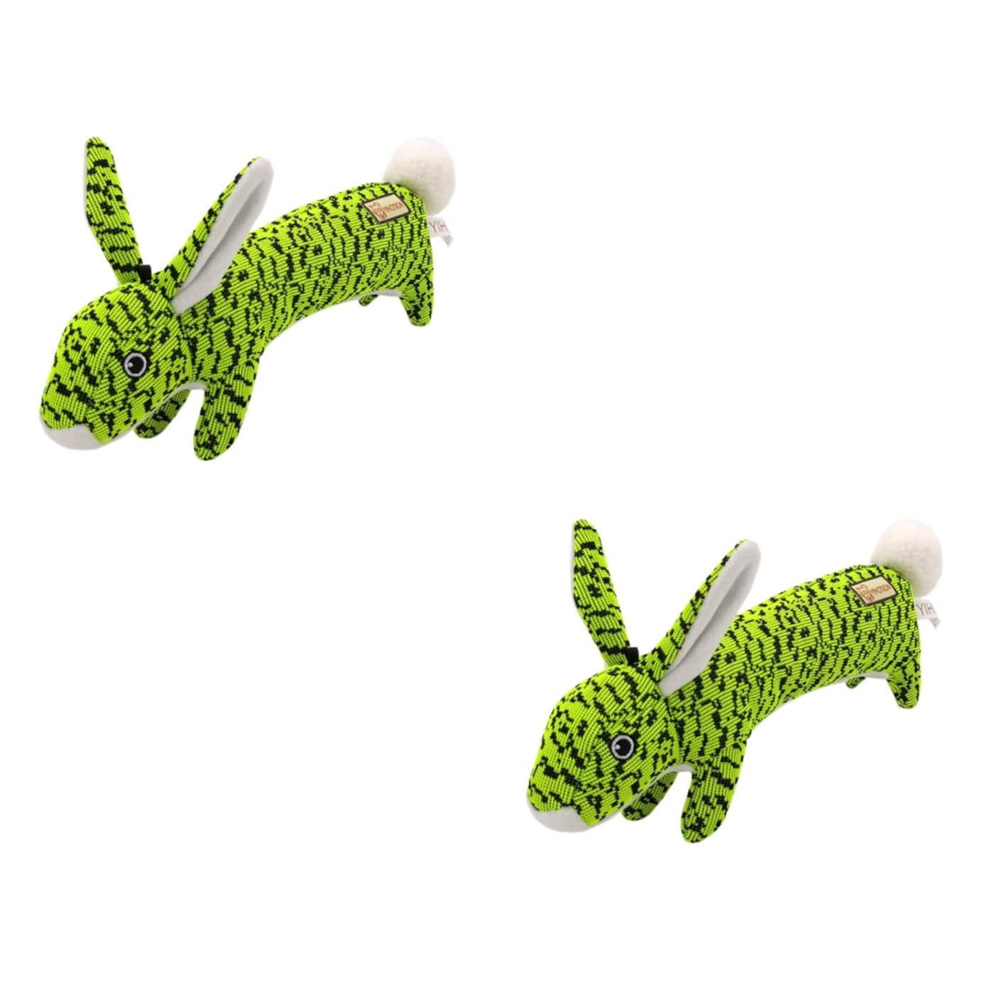 Toyvian Juguetes para Mascotas 2 Piezas Juguetes para Masticar Juguete Chirriante para Perros Tejido De Mosca Mascota Gafas De Fiesta