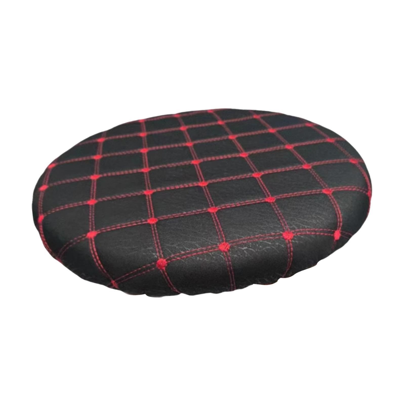 Zambuph Round Stool Cover Elastic Cover Fashion Office Chair Protector Dustproof Washable Comfortable Modern Portable Cushions Removable Lightweight Slipcover, Black