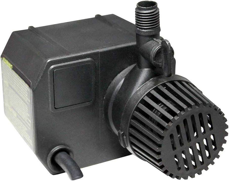 Beckett Corporation G355AG 355 GPH Pond Pump Max Height 11.5’, 16-Feet Cord, Black