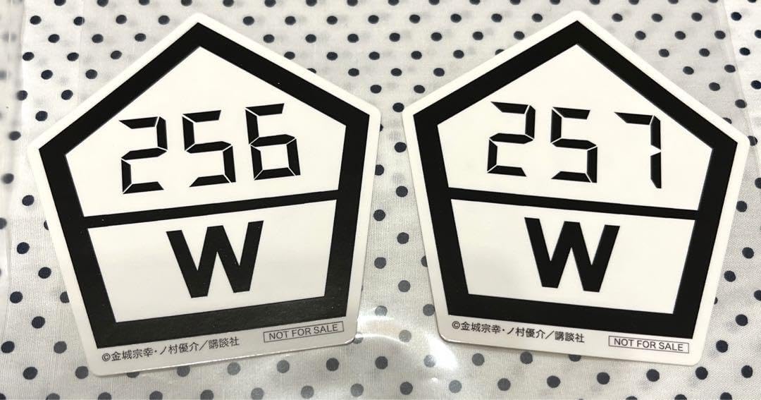 Amazon.co.jp: ブルーロック展 入場特典 ステッカー チームw 256
