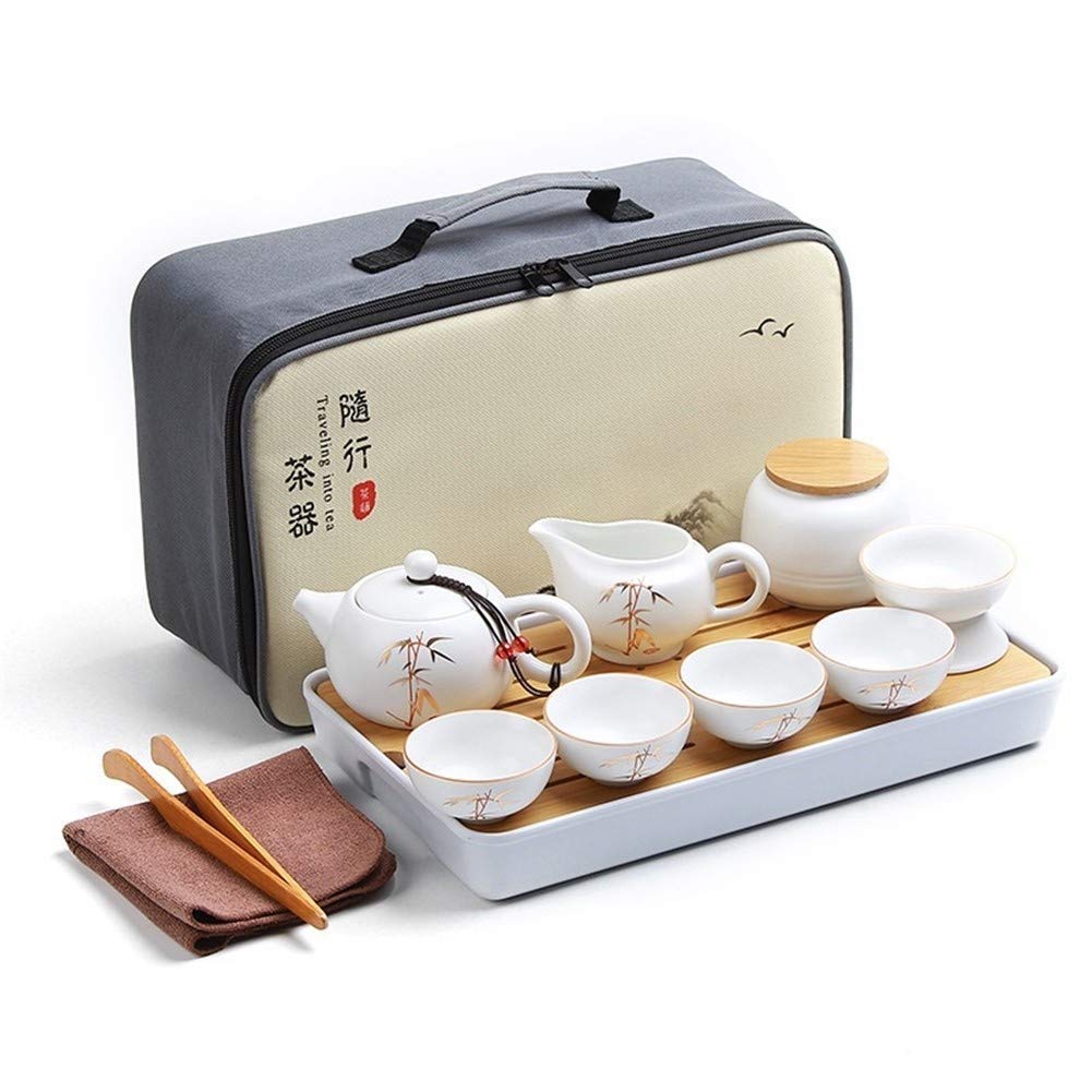 Ding Matt Ceramic Travel Tea Place Oryginalny przenośny samochód na zewnątrz Prezenty biznesowe Herbata (kolor: woda rośnie)