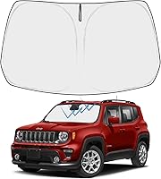 Vista 160 de Proadsy 2025 - Parasol para parabrisas actualizado con ajuste personalizado para Nissan Rogue 2014-2020, protector plegable de 4 capas