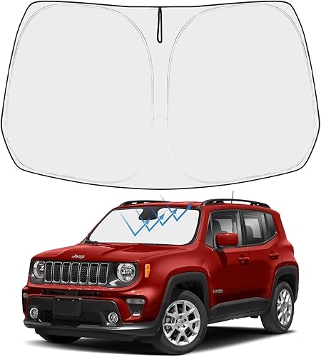 Vista 146 de Proadsy Parasol para parabrisas Sienna Mini Van 2021-2025 2026 de 4 capas plegable frontal protector de parasol bloquea los rayos UV y mantiene