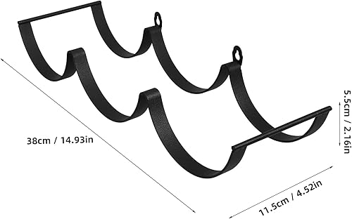 Miniatura 3 de STOBAZA Soporte para toallas de papel para baño, estante de pañuelos montado en la pared, estante decorativo para toallas de cocina