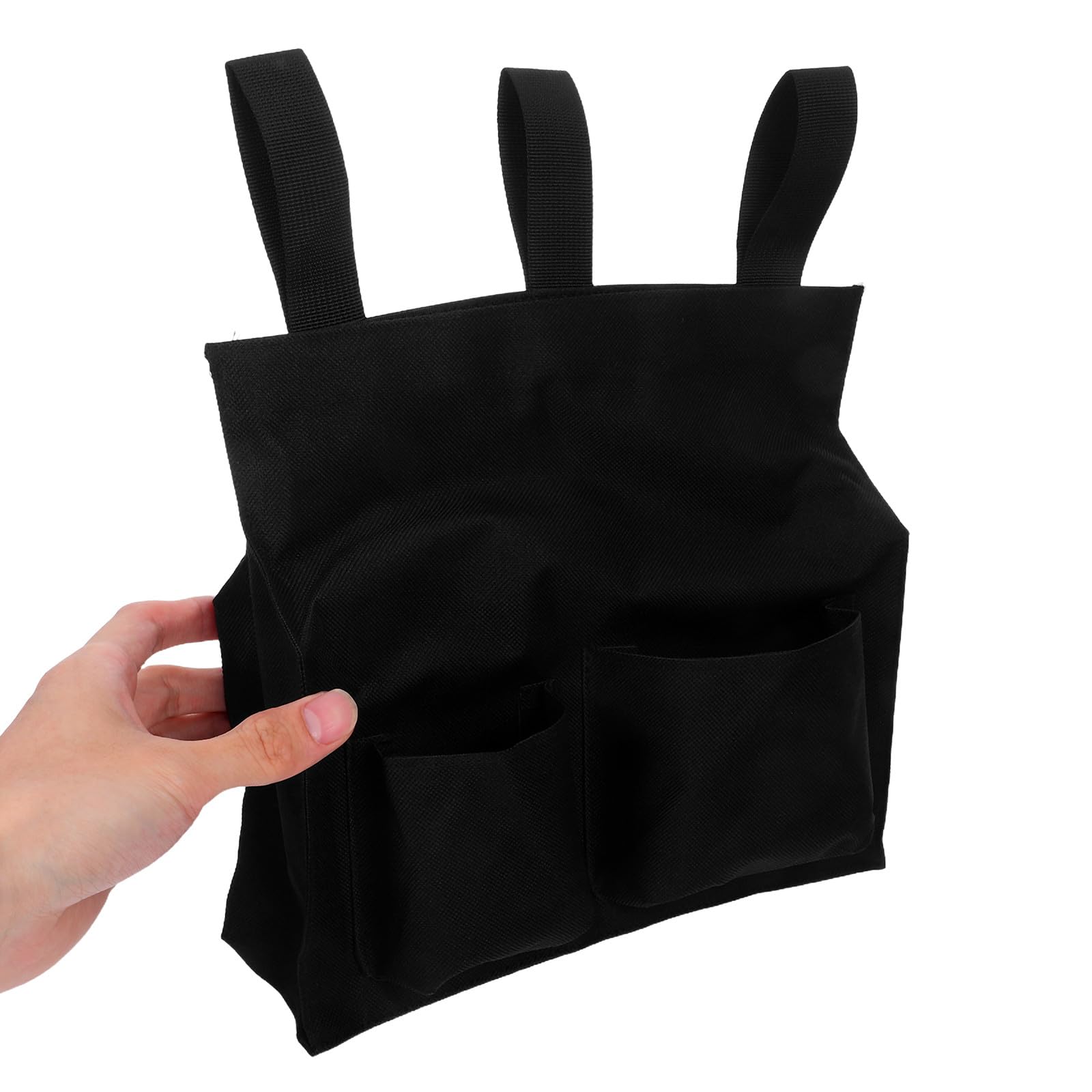 Bolsa para Balones de Árbitro de Softbol y Béisbol de Tela Oxford, Gran Capacidad, 2 Unidades con Correa para Cintura y Bolsillos Laterales, Práctica para Transporte en Deportes