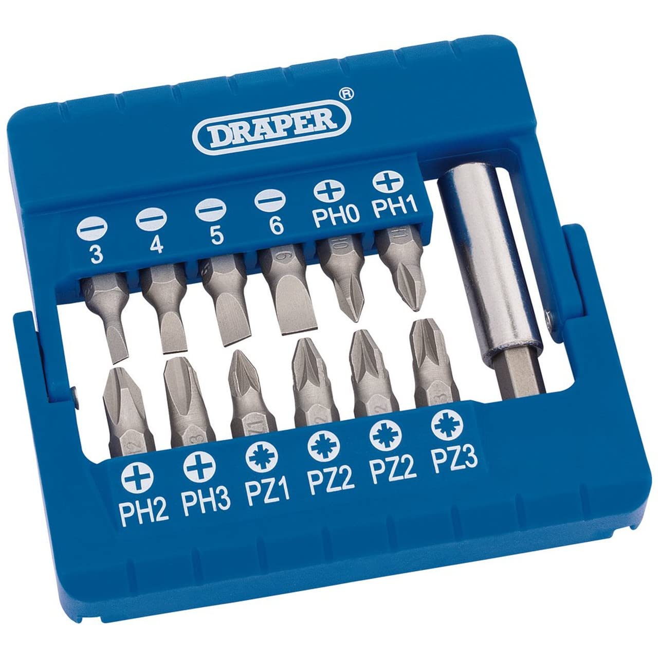 Draper Screwdriver And Magnetic Bit Holder Set (13 Piece) Dr-82392