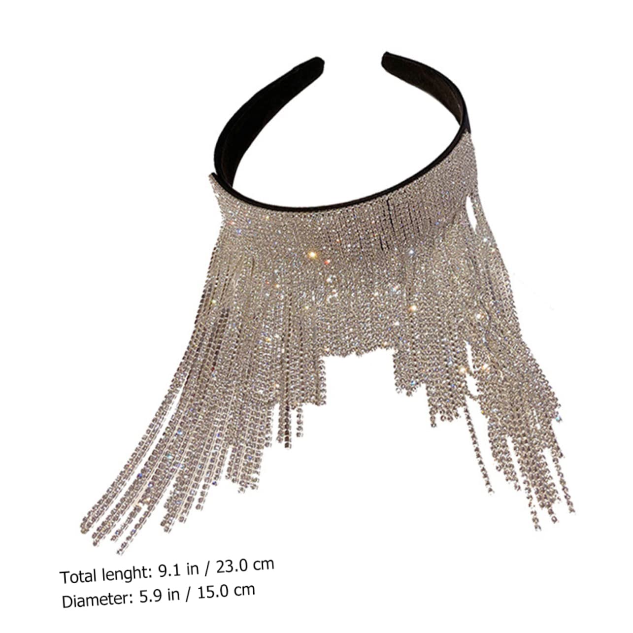 FRCOLOR 3 Pz Fascia Per Cerchietti Bambina Paillettes Mancare Strass Moda